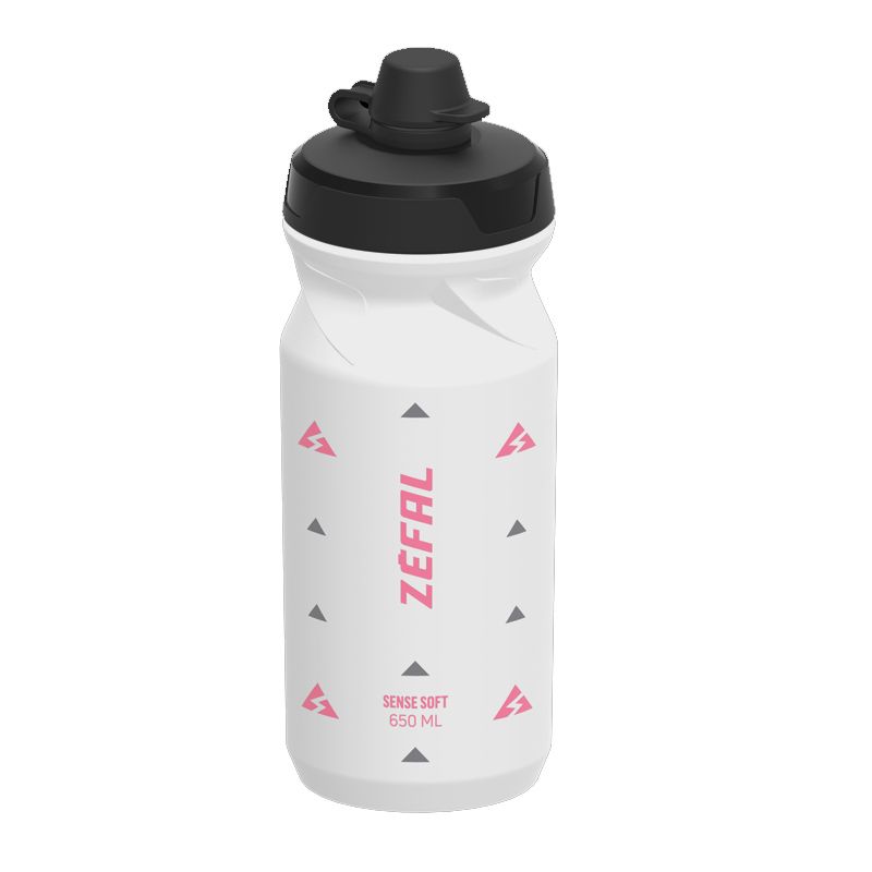 Bidon Zefal Sense Soft 65 No-Mud Tapa Blanco 650ml