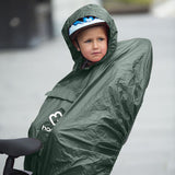 Hamax Poncho Impermeabile per Seggiolino Bici Bambino Verde