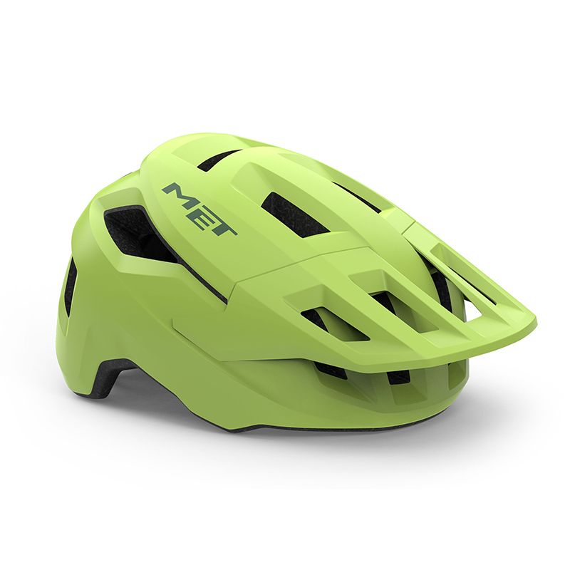 Casco Met Shelter Mips Green Lime Mate