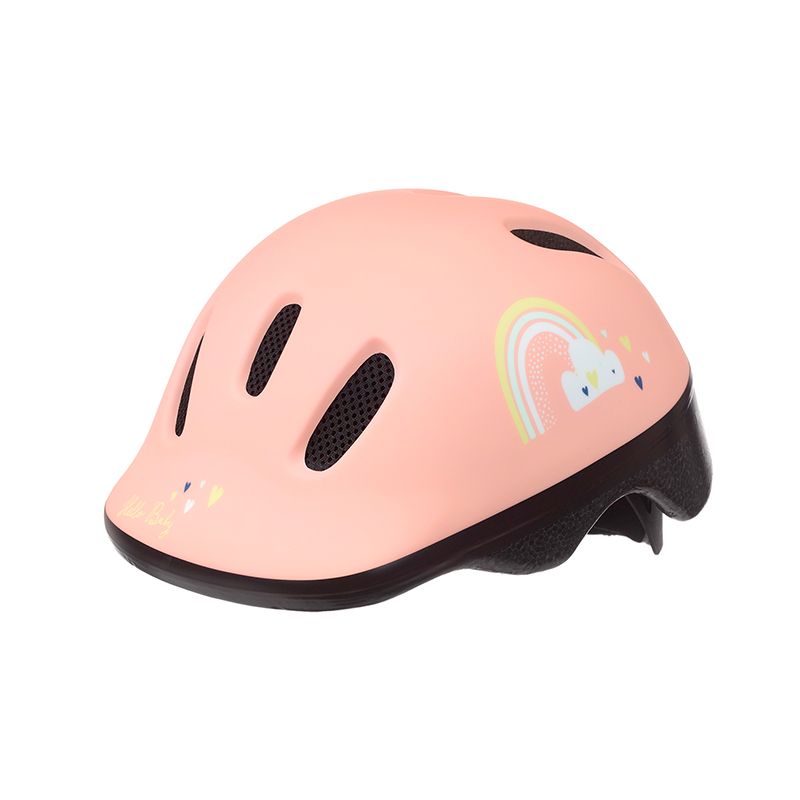 Casco Niño Polisport Baby Happy Rainbow Pink