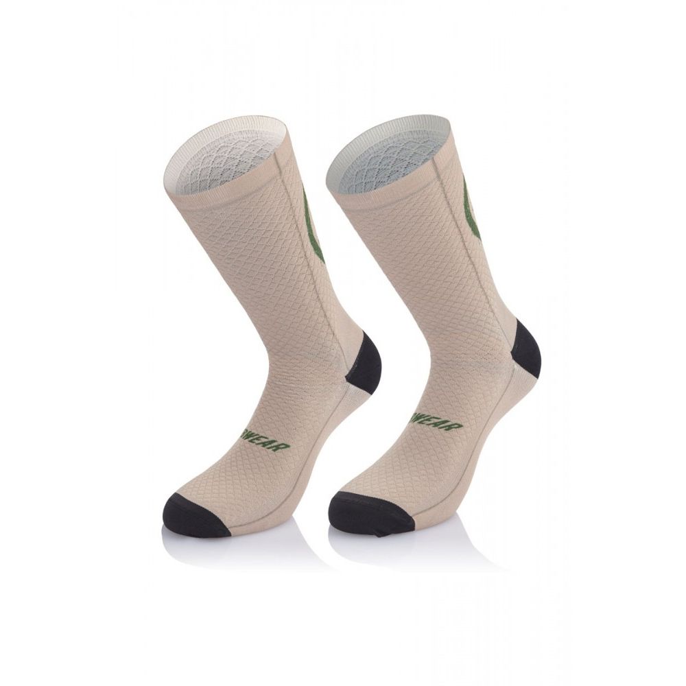 Calcetines Mb Wear Smile Emotions H20 Beige/Verde