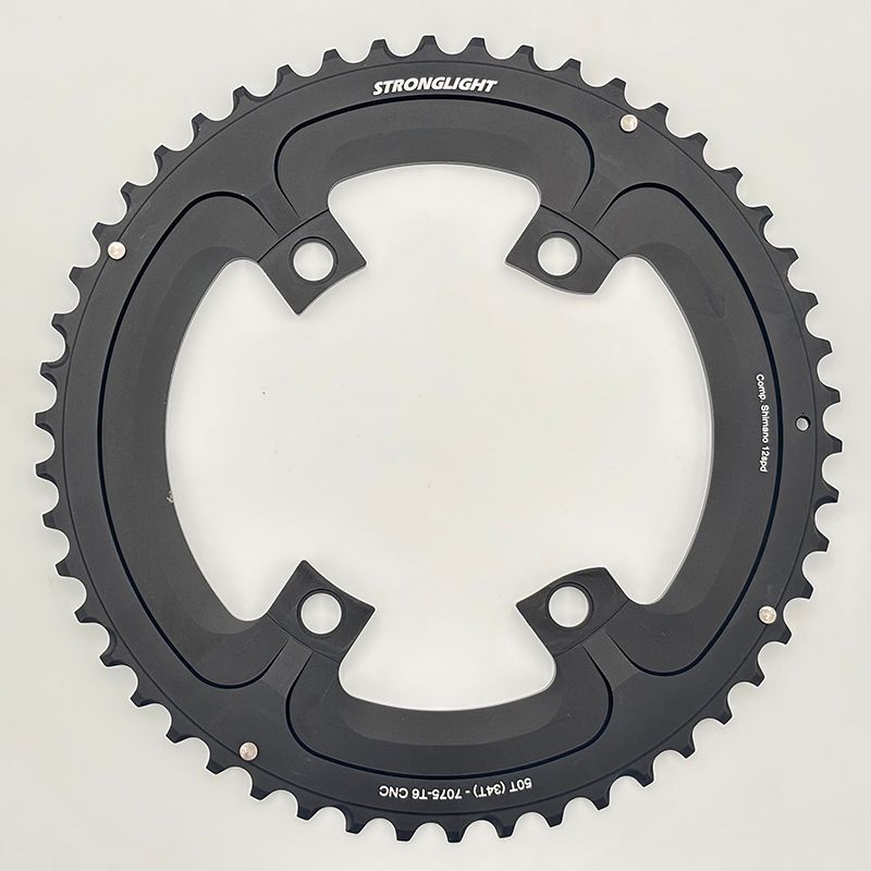 Plato Stronglight Shimano Ultegra FC-R8100 2x12v Aluminio Negro
