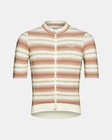 Pas Normal Studios Essential Uomini's Short Sleeve Jersey Off Bianco Stripe