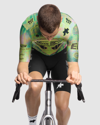 Maillot Manga Corta Assos Equipe RS S11 EF Close Encounter Hombre Alien Green #5