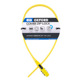 Lucchetto a Cavo Oxford Combi Zip Giallo