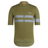 Rapha Uominis Brebet Jersey Buio Khaki/Silver