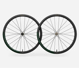 Oquo Set Ruote Gravel RP35LTD Shimano HG Metallic Buio Verde